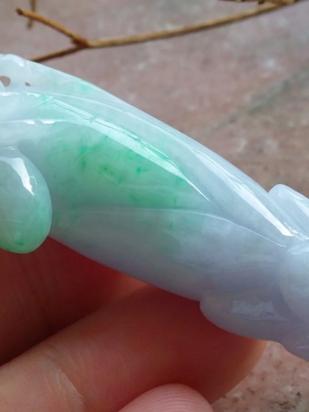 Certified Natural Myanmar Burma A Jade jadeite Spider Flower Pendant Necklace